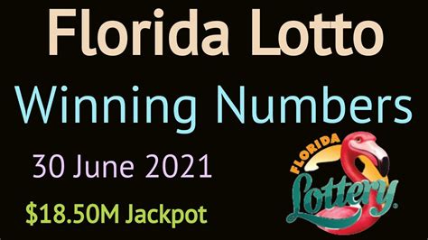 florida lotto winning numbers by date.